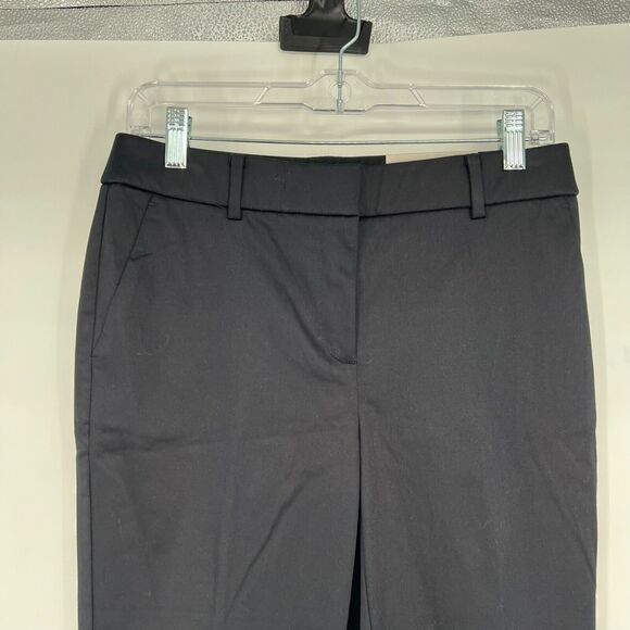 NWT Chicos Womens Capri Crop Pants Sz 2 Black Secret Stretch Straight - Picture 3 of 9